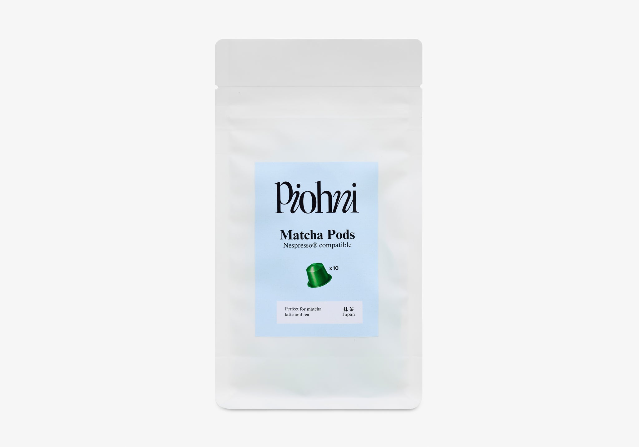 Piohni Matcha Pods – Nespresso® Compatible (10 pcs)