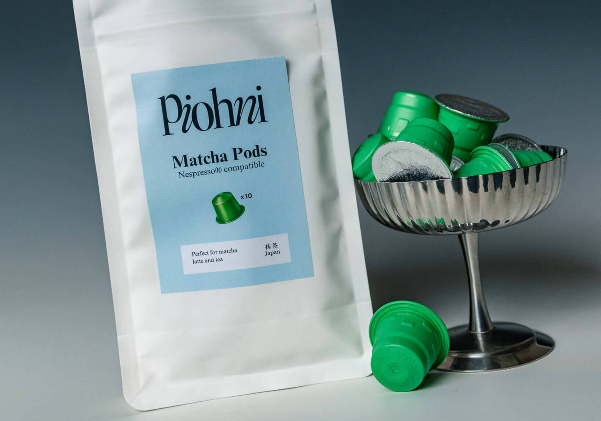 Piohni Matcha Pods – Nespresso® Compatible (10 pcs)